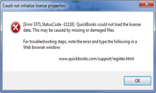 Quickbooks Licence error