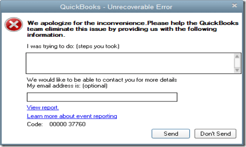 Quickbooks crashed